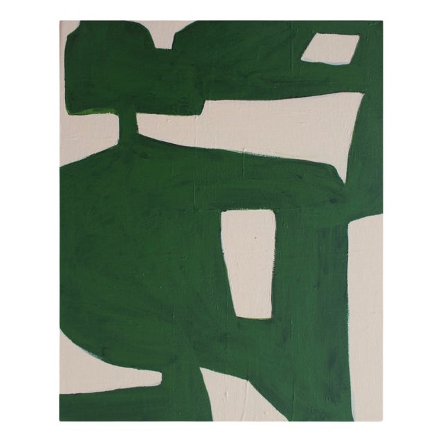 Bodasca, Green Organic 1, 2025, Acrylic on Canvas For Sale