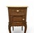 Louis XV French Wooden Bedside Table with Marble Top, 1920s For Sale - Image 14 of 18