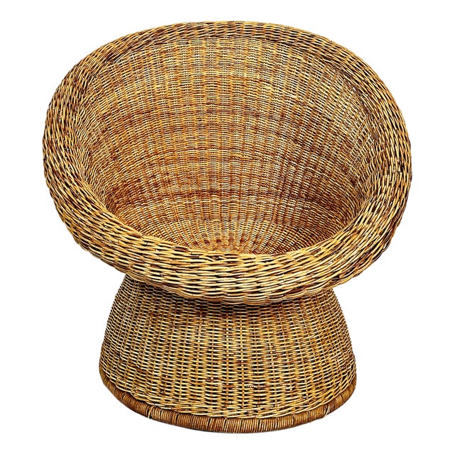 Wicker E 10 Chair by Egon Eiermann, 1960s For Sale