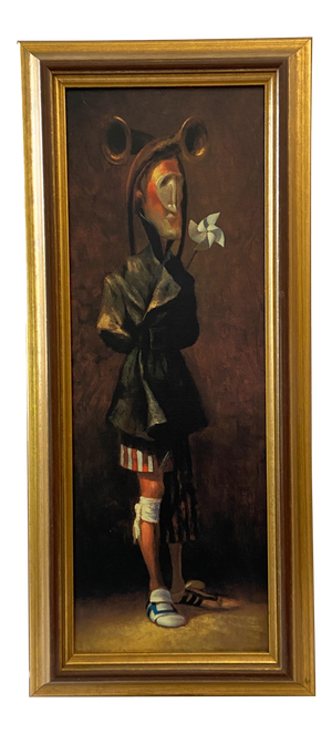 Daniel Carranza" Artist Proof Giclee on Canvas on Wood 27.5" H