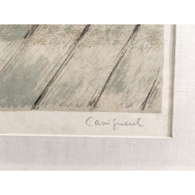 1970s 1970s Jean-Pierre Cassigneul - Signed Original LIthograph - Les Planches De Deauville For Sale - Image 5 of 11