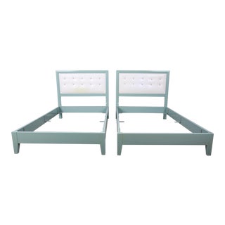 Kittinger Mandarin Collection Twin Beds, Pair For Sale