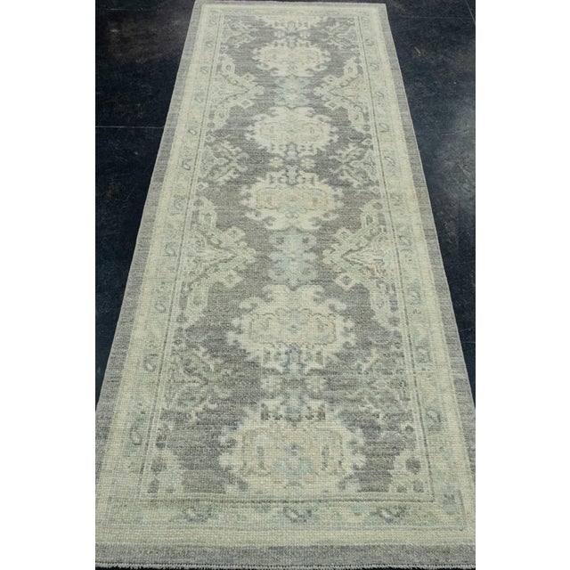 Turkish Oushak Runner Rug 2'10" x 8'2" #17383 Explore a curated collection of hallway runners, wool rugs, and handmade...