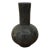 1990s Two-Tone Grey Marble Bottleneck Vase For Sale