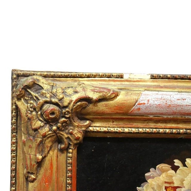 Late 19th Century Continental Oil on Board Floral Still Life Painting by J. Waldsey, C1880 For Sale - Image 5 of 12