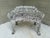 Stunning antique iron garden bench, this piece has amazing patina! Chippy paint that is perfect, the look can’t be...