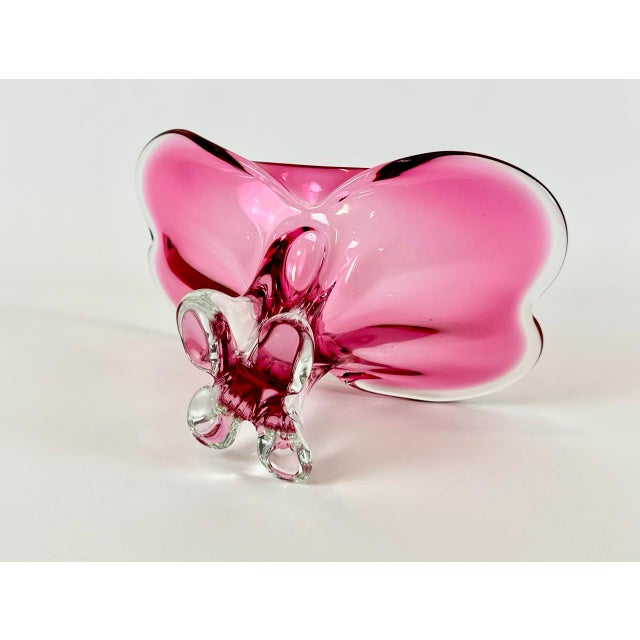 Art Glass Bowl by Josef Hospodka for Chribska Sklarna, 1960s For Sale - Image 10 of 11