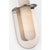 Kelly Wearstler for Visual Comfort Signature Fosse 11" Invertable Offset Oval Sconce in Polished Nickel with Alabaster For Sale In Houston - Image 6 of 12