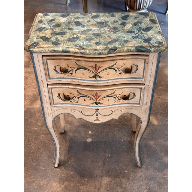 1920s Venetian Painted Petite Commode For Sale - Image 6 of 9