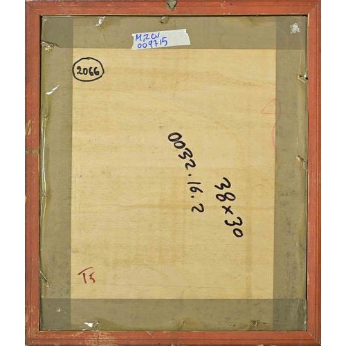 Antonio Santacroce, Portrait, 1983, Watercolor, Framed For Sale - Image 3 of 5