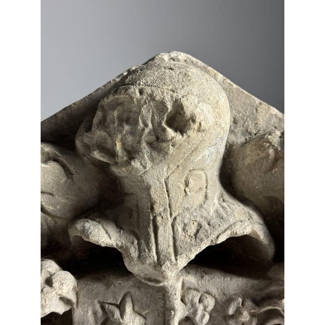 Beige Limestone Coat of Arms For Sale - Image 8 of 16
