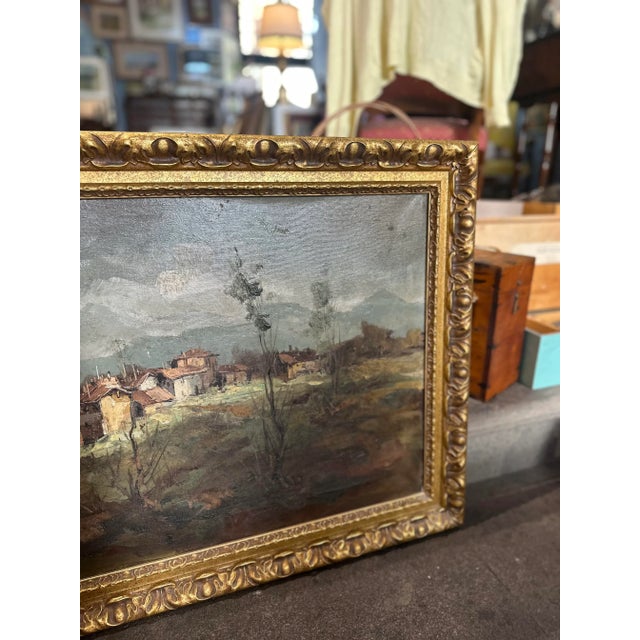 1950s Luisa Francia, Landscape, 1950s, Oil on Canvas For Sale - Image 5 of 11