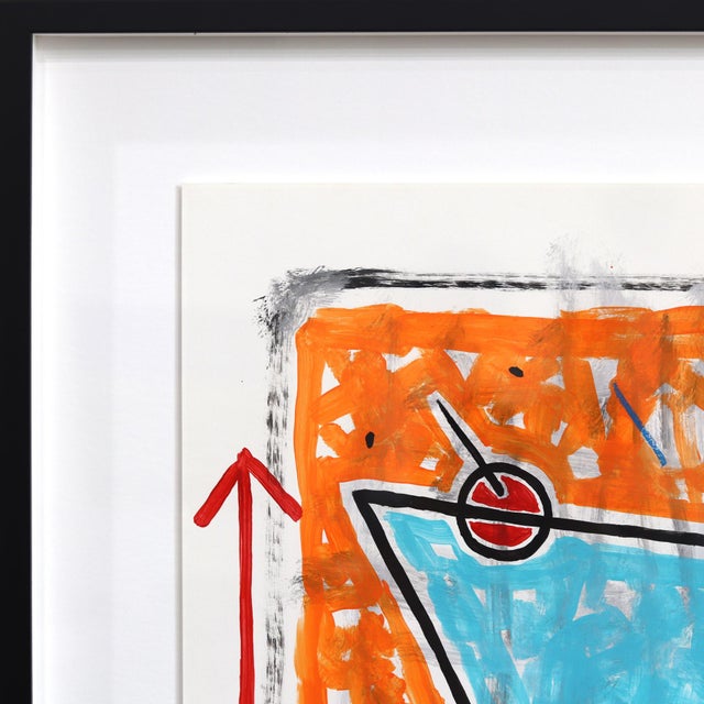 Paper One More Pour - Original Colorful Martini Pop Art Painting, Framed, by Gary John For Sale - Image 7 of 8