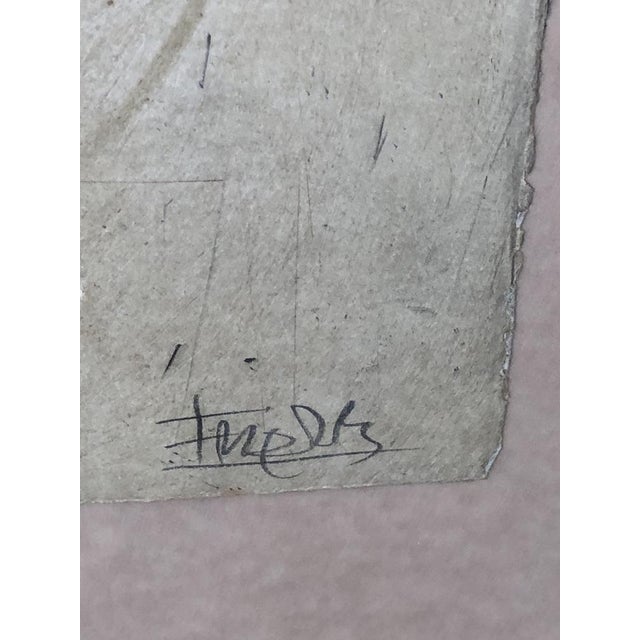 J. Friedlaender, Pavot Vert, 1984, Etching, Framed For Sale - Image 13 of 18