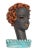 Art Deco Woman's Head in Ceramic by Rudolf Knörlein for Goldscheider, Vienna, Austria, 1930s For Sale - Image 9 of 9