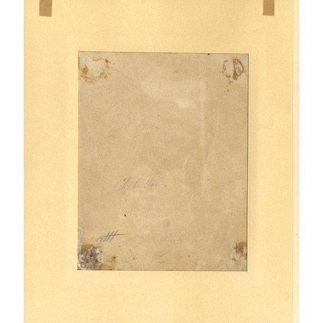Possibly Charles Raymond Chabrillac, French Peasants, Early 19th Century, Watercolour For Sale - Image 4 of 8