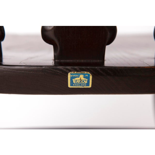 Vintage English Chair in Elm by Lucian Ercolani for Ercol, 1960s For Sale - Image 3 of 11