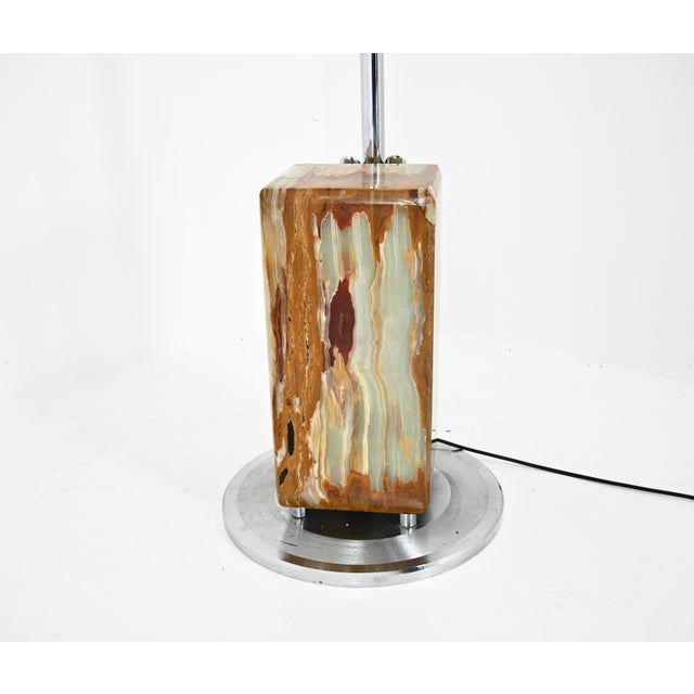 Pac-Man Arco Floor Lamp attributed to Superstudio for Poltronova, 1970s For Sale - Image 13 of 16