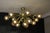 Sputnik Golden and Silver Coloured Murano Glass Globe Chandelier, 2000s For Sale - Image 14 of 16