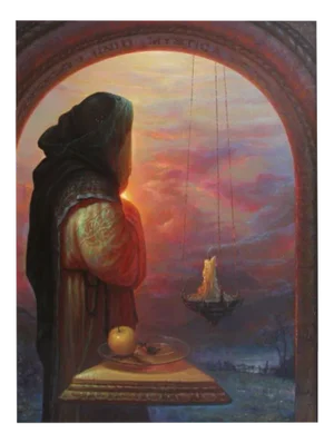 Igor Maikov, A Dedication to the Heart, 1996, Oil on Canvas