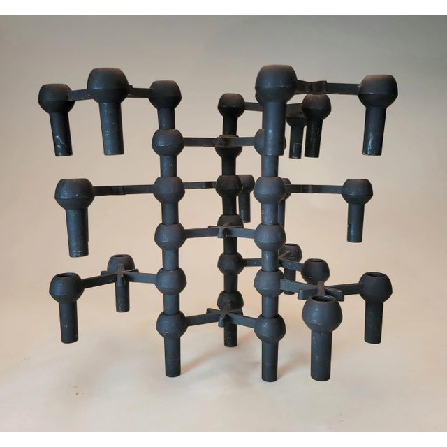 1960s Mid-Century Modular Candle Holders - Set of 12 For Sale - Image 5 of 12