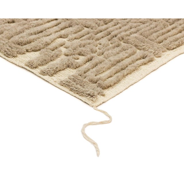 Contemporary Hand-Knotted Wool Premium Rug by Azele Studio For Sale - Image 3 of 12