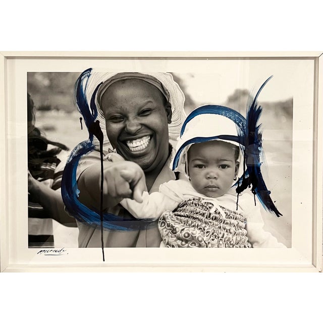 Conor Mccreedy, Abstract Mod Blue Painting, Black & White Photograph Conor Mccreedy, 2012 For Sale