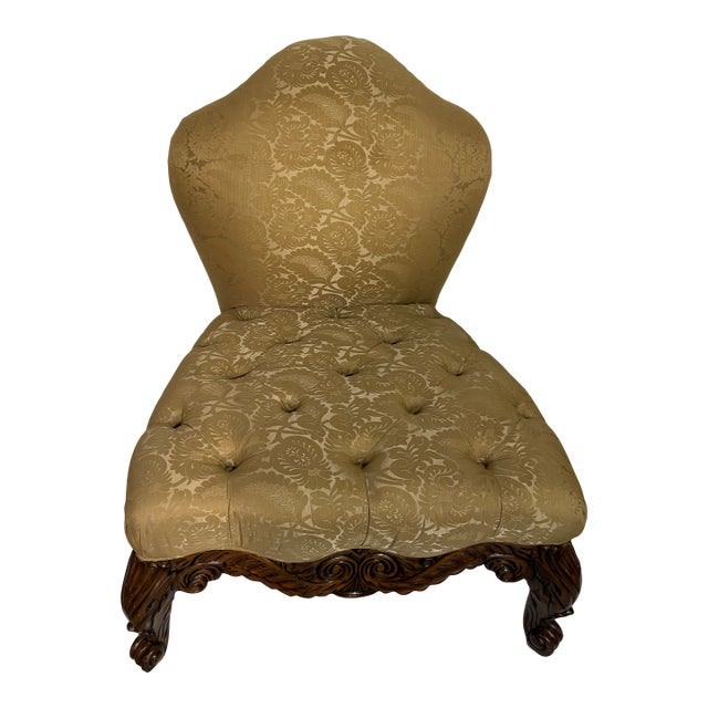 1980s Michael Amini “Essex Mannor” Side Chair For Sale