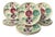 1950's French Portieux Vallerysthal Majolica "Légumes en Relief" Dinner Plates – Set of 12 For Sale