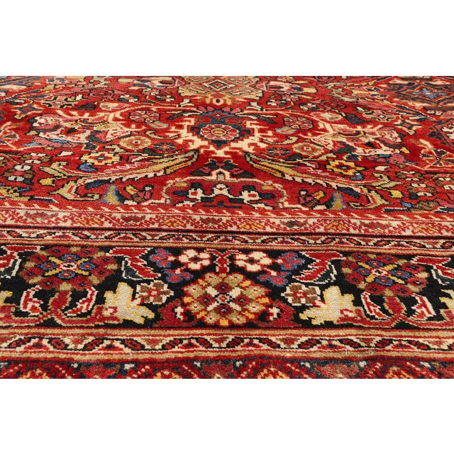 Early 20th Century Antique Persian Mahal Rug, 10'07 X 17'01 For Sale - Image 5 of 10