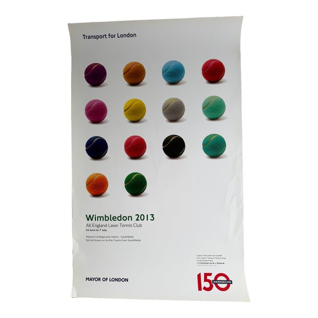 John Hunter, Wimbledon 2013 Championships (All England Lawn Tennis Club, 24 June – 7 July), Printed in Uk For Sale