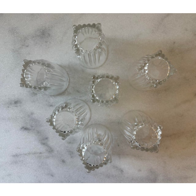 Mid 20th Century Mid Century Modern Small Park Avenue Glasses by Federal Glass Company - Set of 7 For Sale - Image 9 of 10