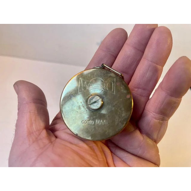 Vintage Measuring Tape & Pork Sign, 1930s, Set of 2 For Sale - Image 6 of 13