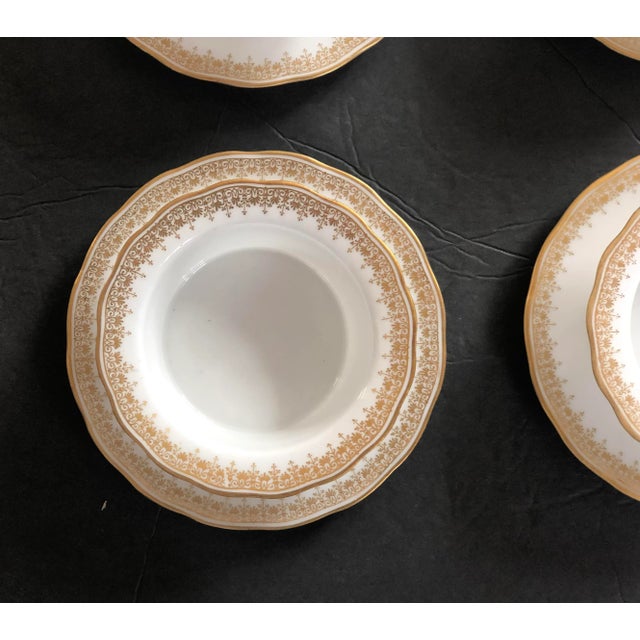 Antique Limoges Porcelain Ramekins & Saucers Set 8 Pieces Chairish