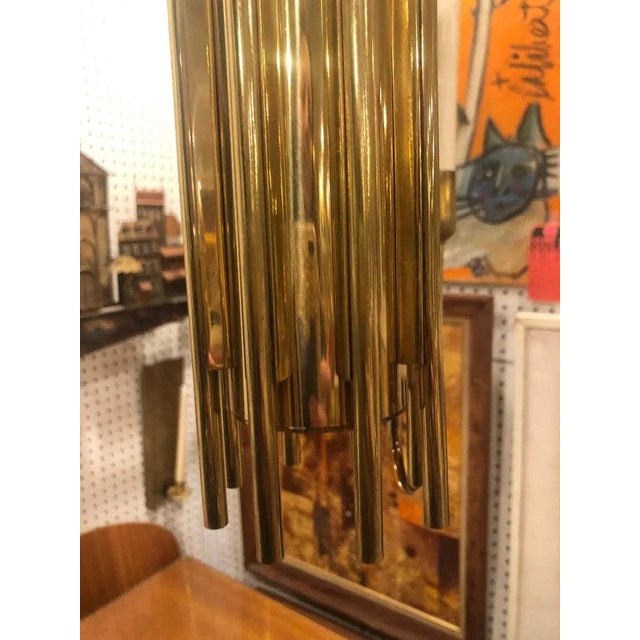 Mid-Century Modern Brass Chandelier Attributed to Tommi Parzinger For Sale - Image 10 of 13