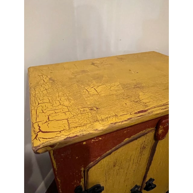 Trasteros Southwestern American Primitive Painted Solid Wood Cabinet For Sale - Image 11 of 11