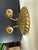 Mid-Century Hollywood Regency Brass Scallop Shell Double Candle Holder Wall Sconce For Sale - Image 10 of 12