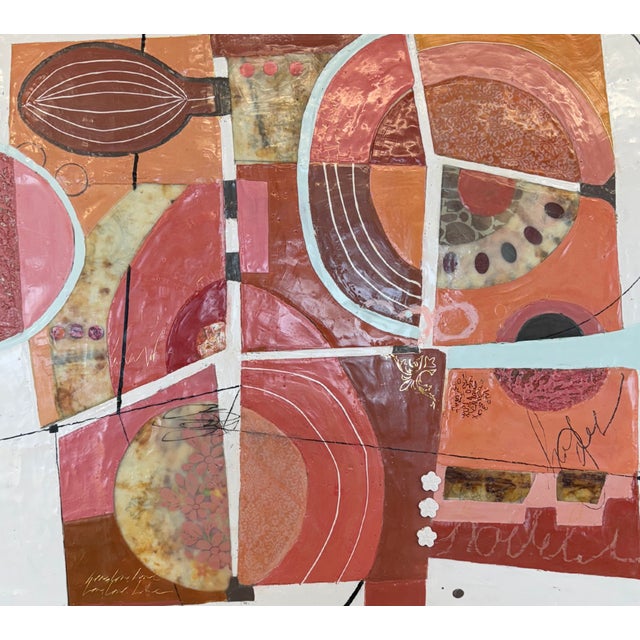 Hope Springs Eternal by Therese Cook Encaustic on Wood, 30" x 30"