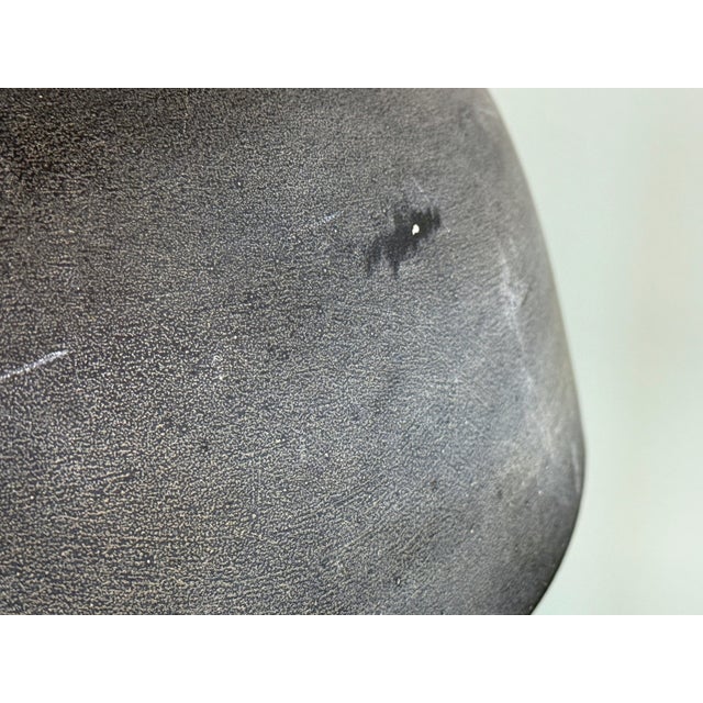 Vintage Mid Century Modern Egon Hillebrand Chrome Table Lamp With Sculptural Gray Shade, c.1970's For Sale - Image 9 of 11