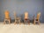 Wood Vintage Brutalist Oak Chairs, 1970s, Set of 4 For Sale - Image 7 of 13