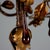 Metal 19th Century Antique Floor Lamp in Gilded Metal and Glass, Italy For Sale - Image 7 of 11
