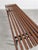 Wood Mid-Century Italian Teak Slatted Bench, 1960s For Sale - Image 7 of 9
