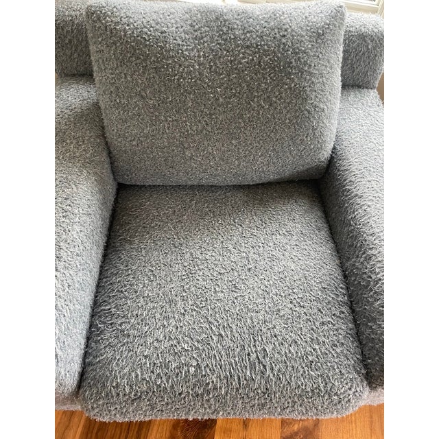 Rene Cazares Blue Club Chairs For Sale - Image 9 of 15