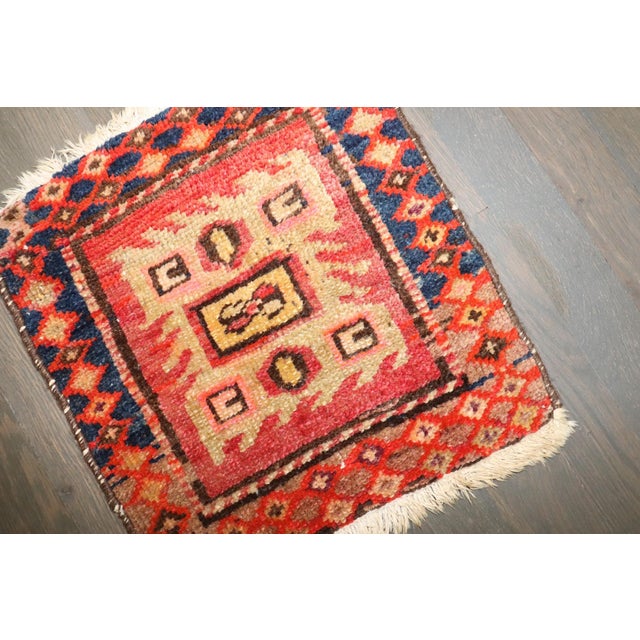 Persian Mini Persian Kurd Rug no. j4298 For Sale - Image 3 of 4