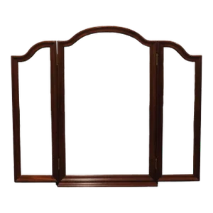 Hickory Manufacturing Mahogany Traditional Duncan Phyfe 50" Tri-View Dresser Mirror