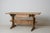 Rustic Folk Art Trestle Dining Table For Sale - Image 5 of 14