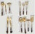 Wood Mid Century Modern Flatware Set in Rosewood & Bronze-Teak Case, Thailand- 100 Pieces For Sale - Image 7 of 11