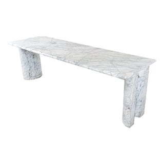 Mid-Century Modern Marble Console, Italy, 1970s For Sale