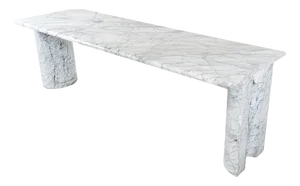 Mid-Century Modern Marble Console, Italy, 1970s