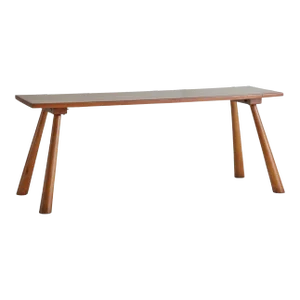 Pine Wood Console Table in the style of Philip Arctander